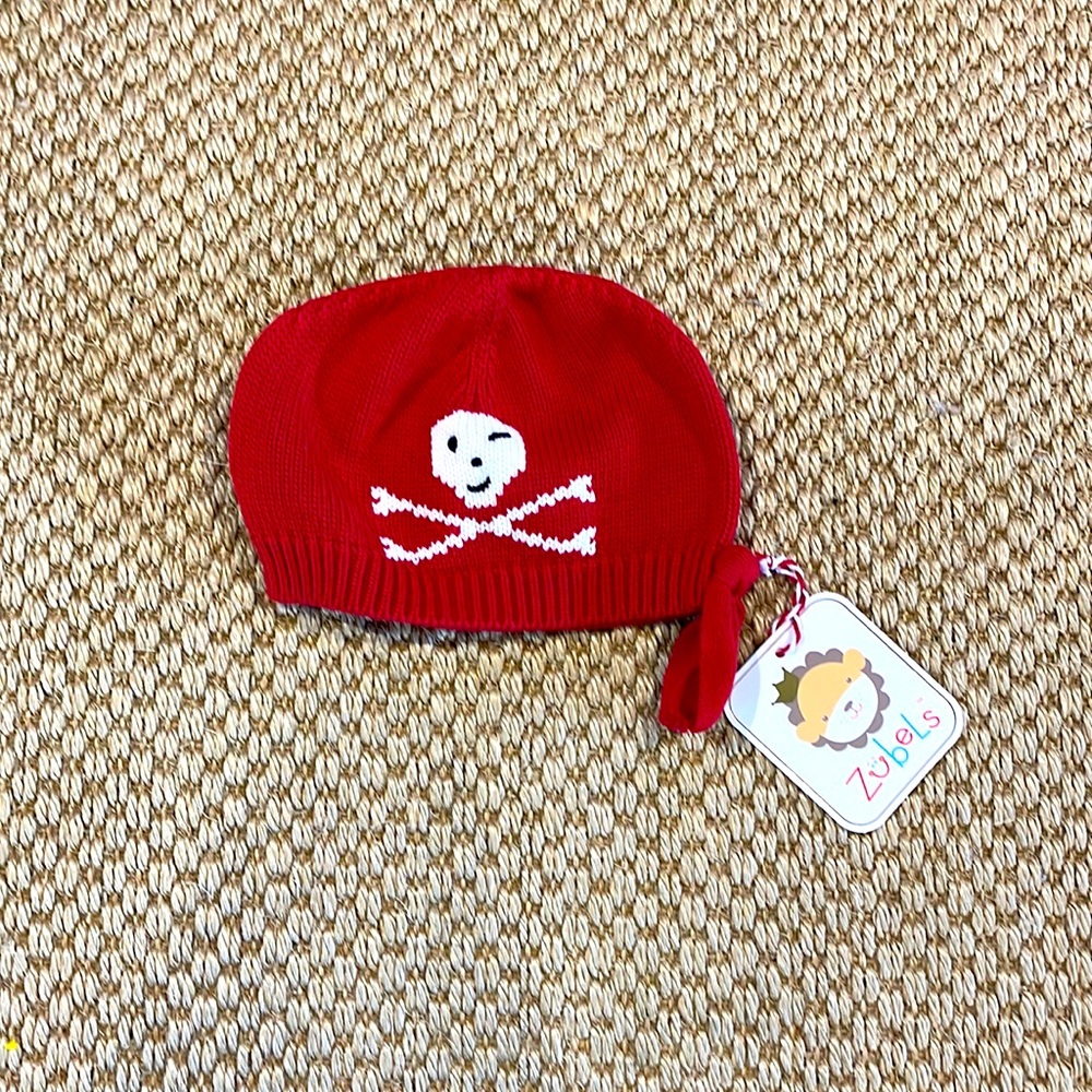 Zubels knit pirate hat. NWT